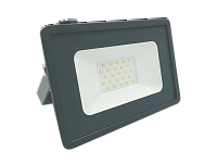 Прожектор светодиодный СДО 20Вт IP65 зеленый свет серый корпус Фарлайт