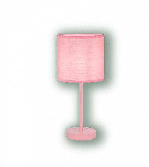 Светильник настольный декоративный "HOME CLASSIC" розовый E14 Фарлайт