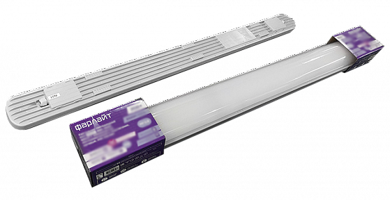 Светильник светодиодный ССП PROFI 50Вт 6500К 1500мм с возможностью последовательного подключения, матовый, IP65 Фарлайт