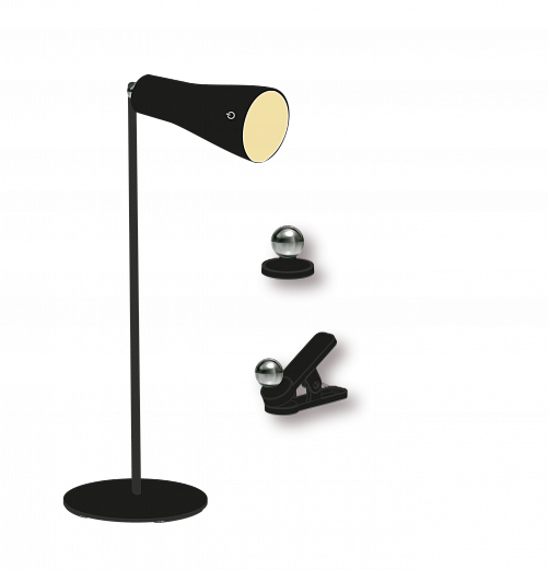 Светильник настольный светодиодный многофункциональный трансформер (спот, фонарь) с аккумулятором, 4 Вт черный